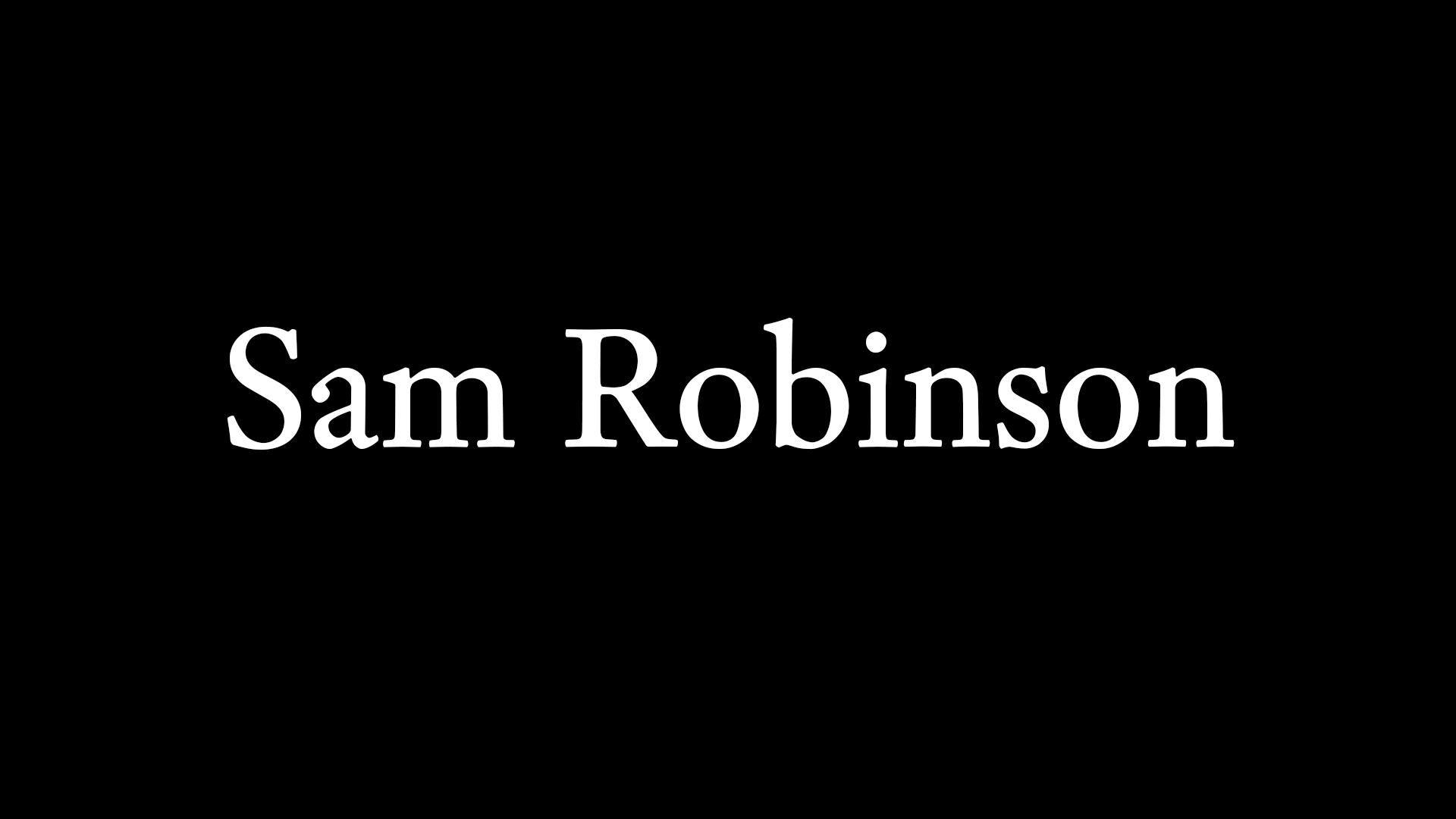Sam Robinson